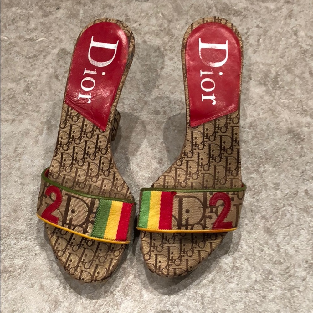 Dior Rasta Galliano Wedges